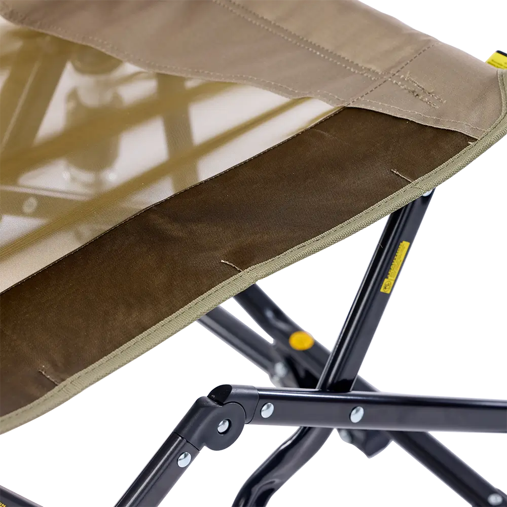 Luxury Camp Adjustable Rocker - Choice 573 - RoadTrip Rocker Smooth Motion Camp Chair Detail