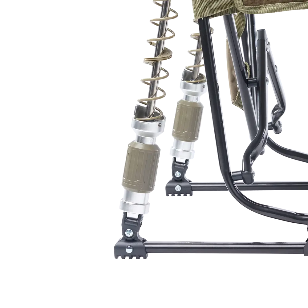 Luxury Camp Adjustable Rocker - Choice 573 - RoadTrip Rocker Smooth Motion Camp Chair Detail