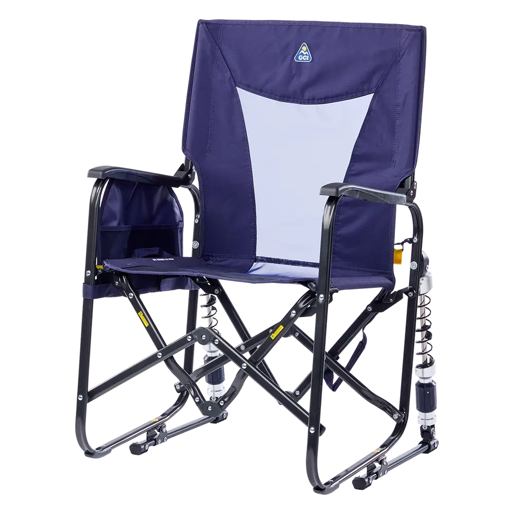 Luxury Camp Adjustable Rocker - Choice 573 - RoadTrip Rocker Smooth Motion Camp Chair Detail