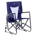 Luxury Camp Adjustable Rocker - Choice 573 - RoadTrip Rocker Smooth Motion Camp Chair - Rich Blue