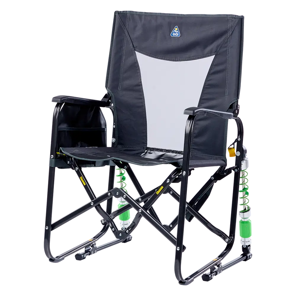 Luxury Camp Adjustable Rocker - Choice 573 - RoadTrip Rocker Smooth Motion Camp Chair Detail