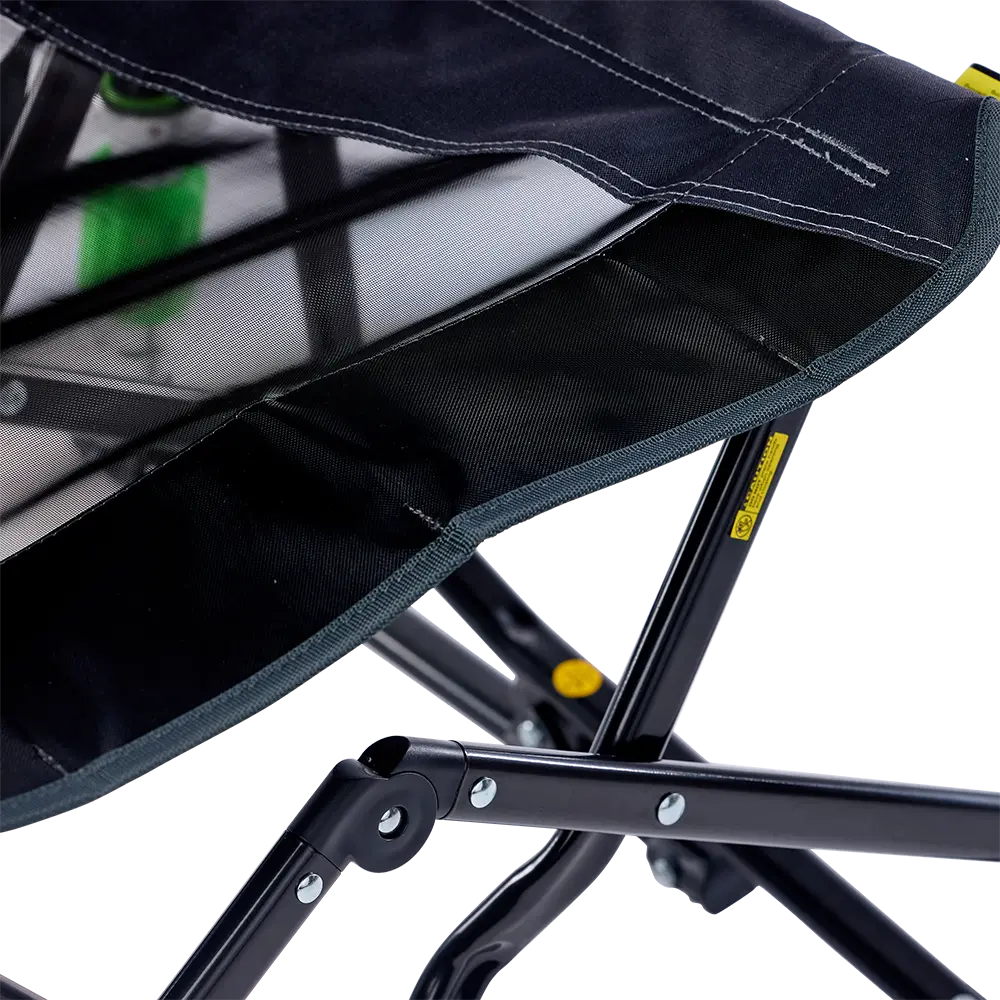 Luxury Camp Adjustable Rocker - Choice 573 - RoadTrip Rocker Smooth Motion Camp Chair Detail