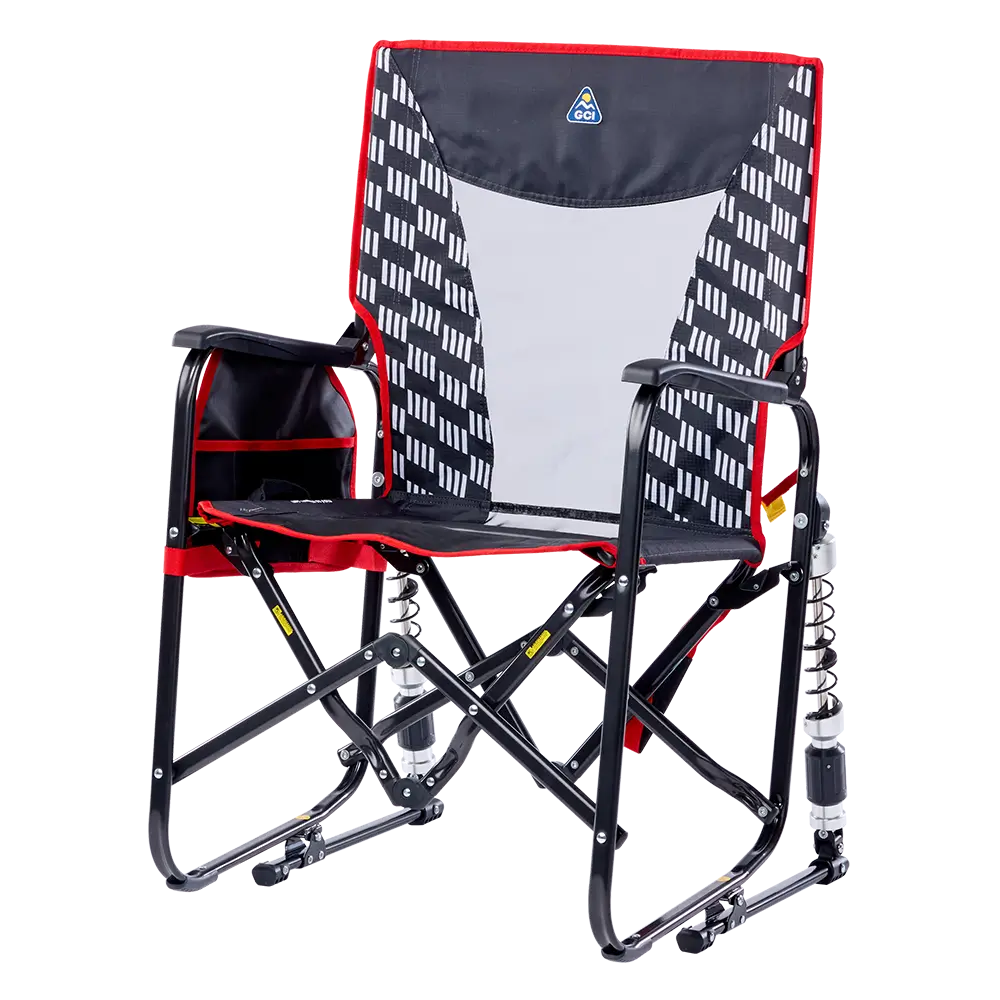 Luxury Camp Adjustable Rocker - Choice 573 - RoadTrip Rocker Smooth Motion Camp Chair Detail