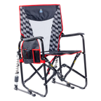 Luxury Camp Adjustable Rocker - Choice 573 - RoadTrip Rocker Smooth Motion Camp Chair - Charcoal Racing