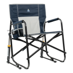 Patented Spring-Action Freestyle Rocker XL - Choice 552 - Patented Spring-Action Rocking Chair for Camping - Indigo