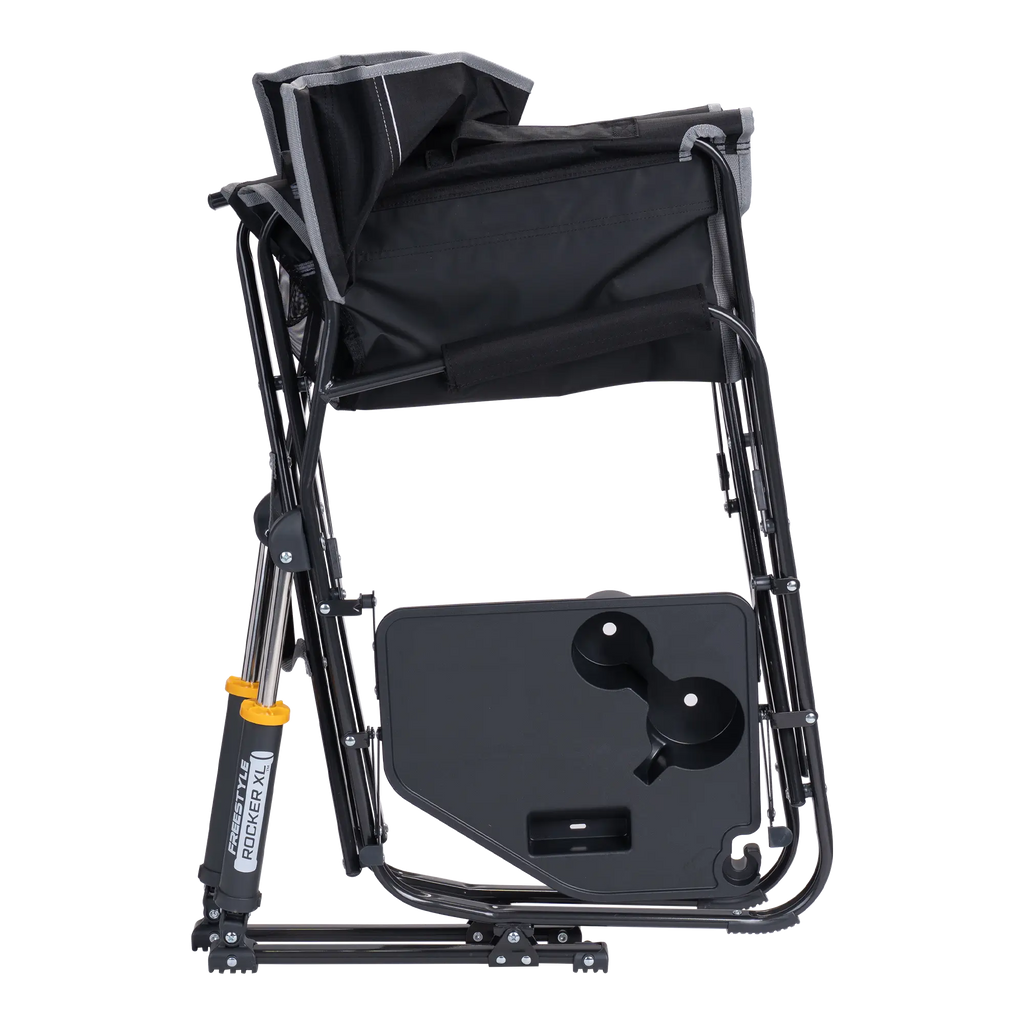 Luxury Camp Freestyle Rocker XL with Side Table - Choice 836 - RoadTrip Rocker Smooth Motion Camp Chair Detail