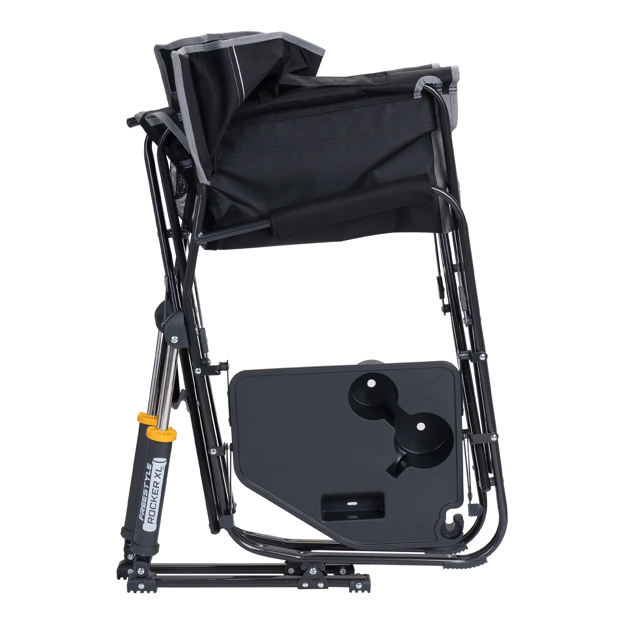 Luxury Camp Freestyle Rocker XL with Side Table - Choice 836 - RoadTrip Rocker Smooth Motion Camp Chair Detail
