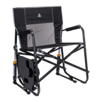 Luxury Camp Freestyle Rocker XL with Side Table - Choice 836 - RoadTrip Rocker Smooth Motion Camp Chair Detail
