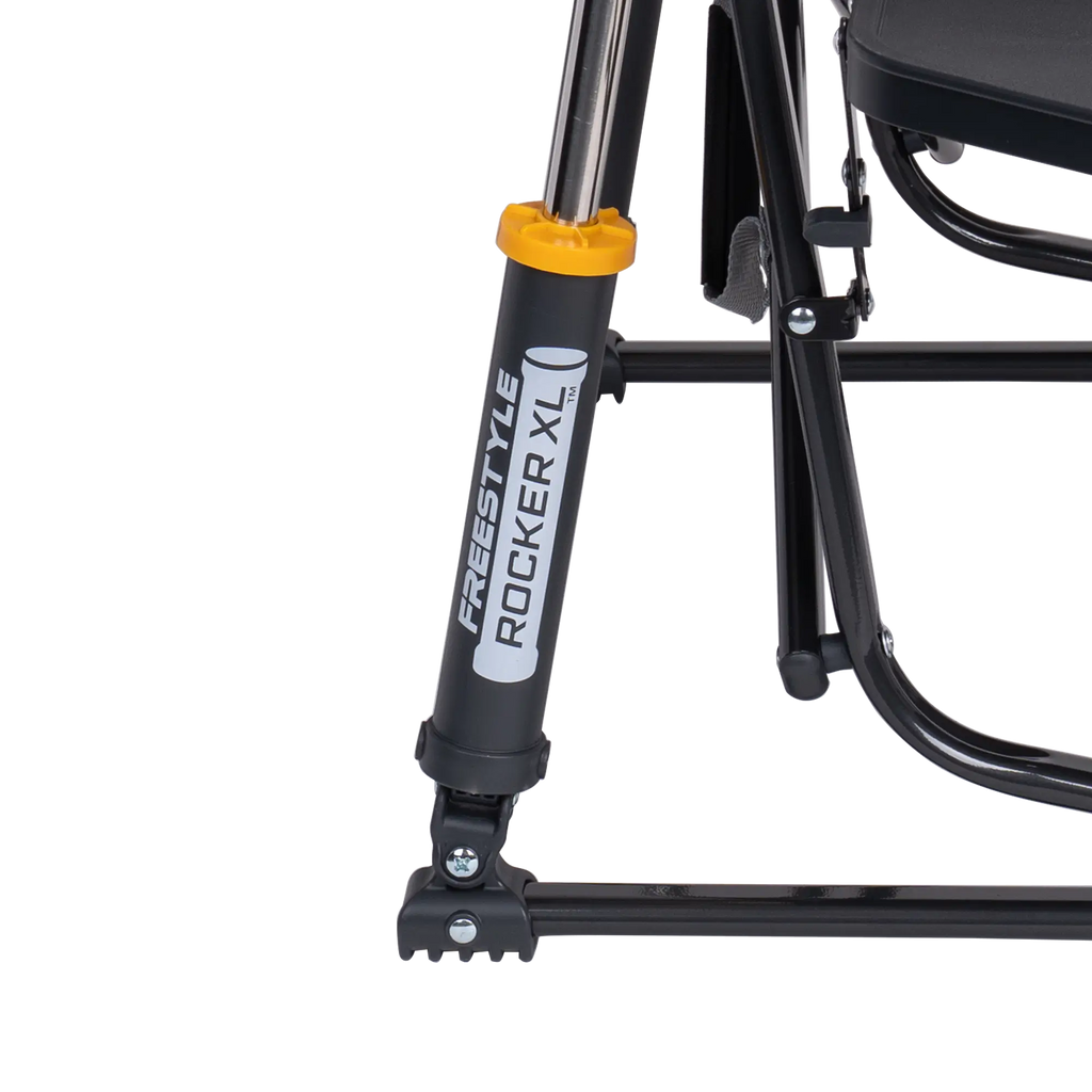 Luxury Camp Freestyle Rocker XL with Side Table - Choice 836 - RoadTrip Rocker Smooth Motion Camp Chair Detail