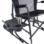 Luxury Camp Freestyle Rocker XL with Side Table - Choice 836 - RoadTrip Rocker Smooth Motion Camp Chair Detail