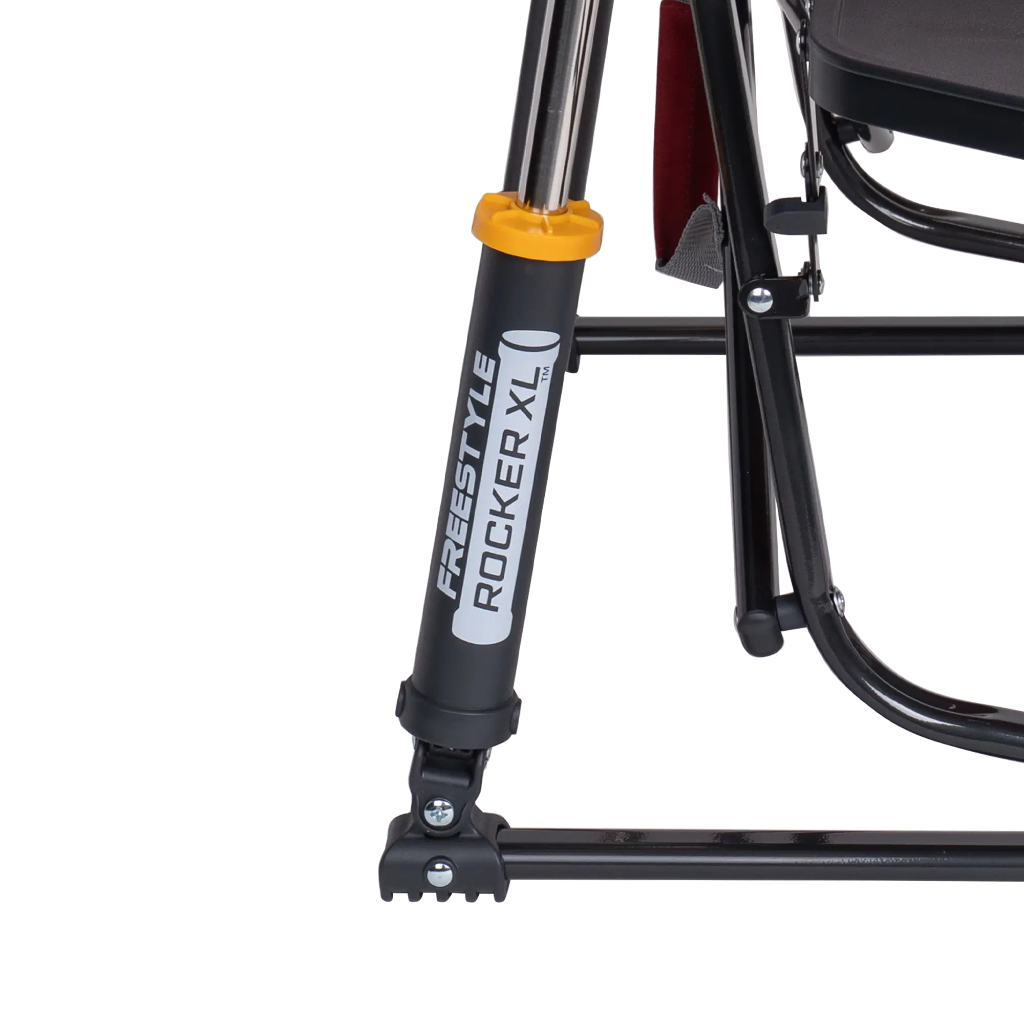 Luxury Camp Freestyle Rocker XL with Side Table - Choice 836 - RoadTrip Rocker Smooth Motion Camp Chair Detail