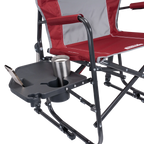 Luxury Camp Freestyle Rocker XL with Side Table - Choice 836 - RoadTrip Rocker Smooth Motion Camp Chair Detail