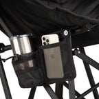 Luxury Camp Puff Rocker - Choice 731 - Patented Spring-Action Rocking Chair for Camping Detail