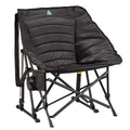 Luxury Camp Puff Rocker - Choice 731 - Patented Spring-Action Rocking Chair for Camping - Black