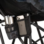 Luxury Camp Puff Rocker - Choice 731 - Patented Spring-Action Rocking Chair for Camping Detail