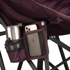 Luxury Camp Puff Rocker - Choice 731 - Patented Spring-Action Rocking Chair for Camping Detail
