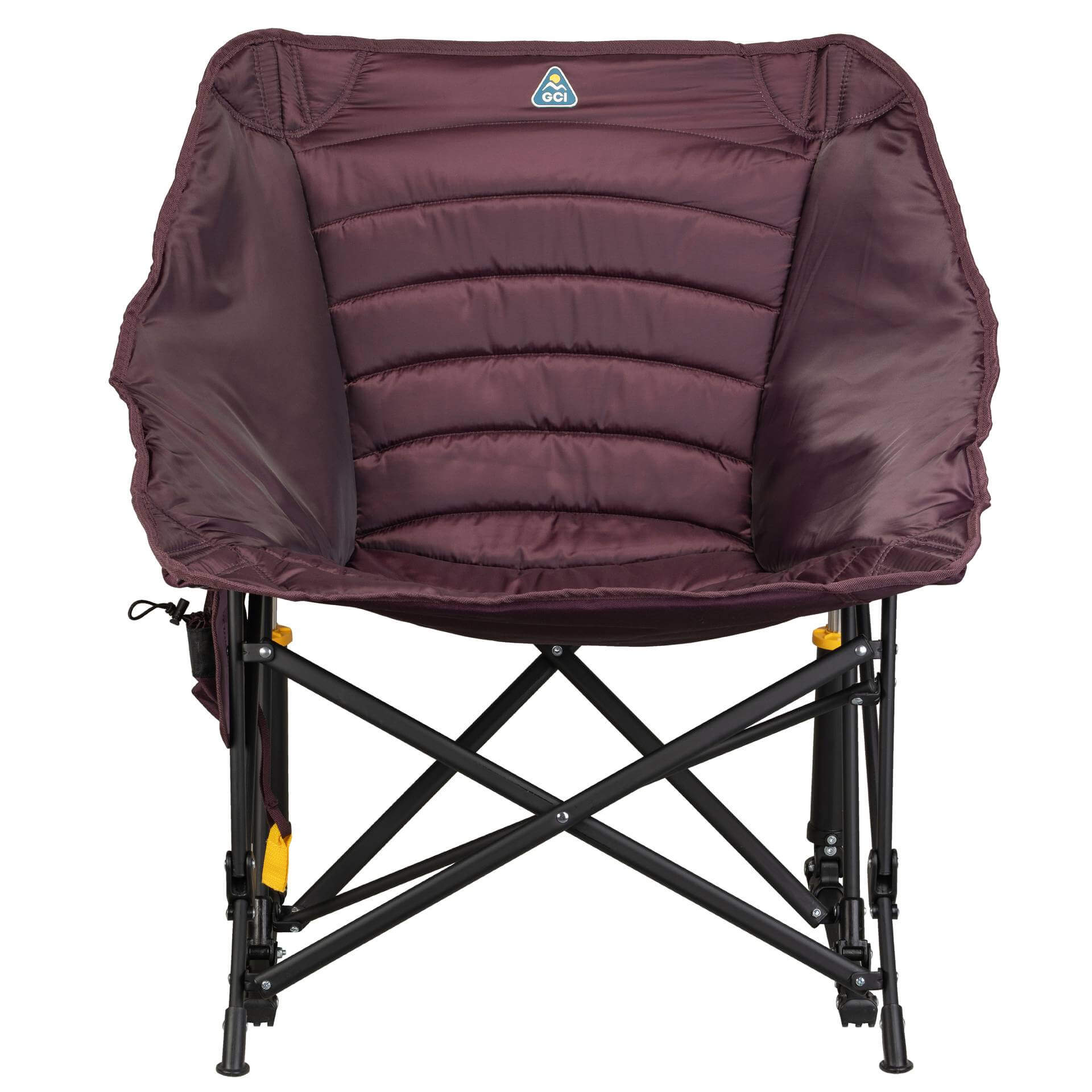 Luxury Camp Puff Rocker - Choice 731 - Patented Spring-Action Rocking Chair for Camping Detail