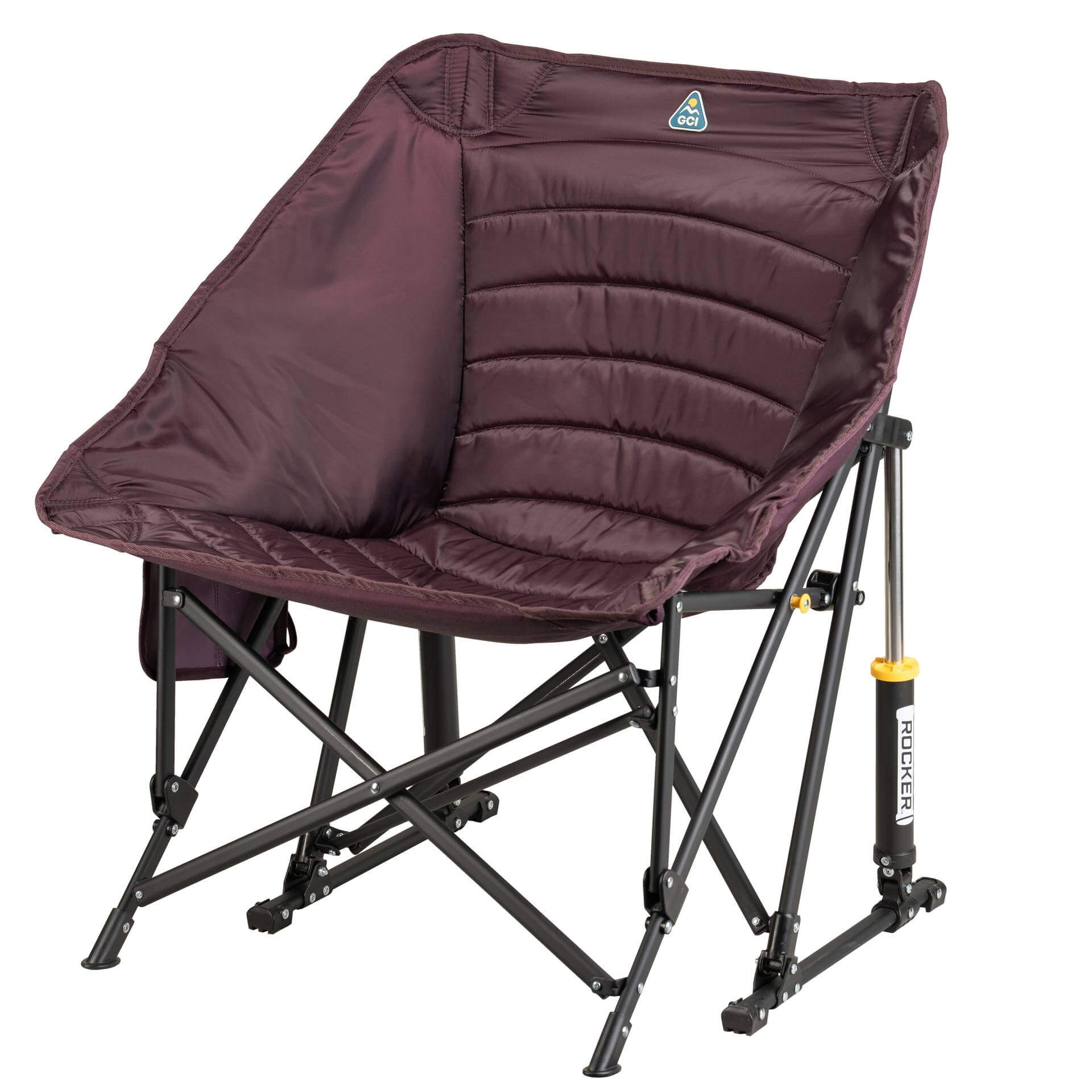 Luxury Camp Puff Rocker - Choice 731 - Patented Spring-Action Rocking Chair for Camping Detail
