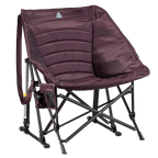 Luxury Camp Puff Rocker - Choice 731 - Patented Spring-Action Rocking Chair for Camping - Amethyst