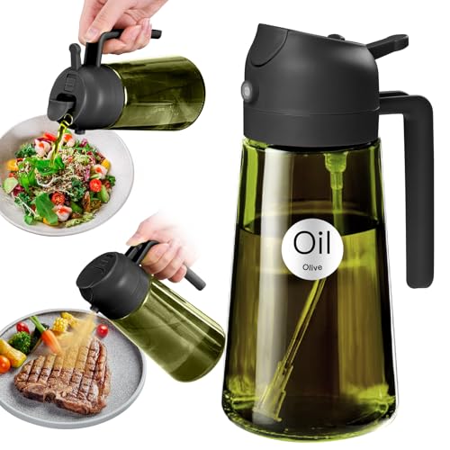 Classic YARRAMATE 16oz/470ml Light-Blocking Dark Oil Sprayer for Cooking, 2Kitchen oil tank.