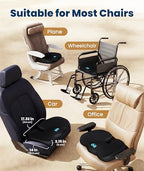 Modern Everlasting Comfort Doctor Recommended Memory Foam Seat Cushion for for Daily Use