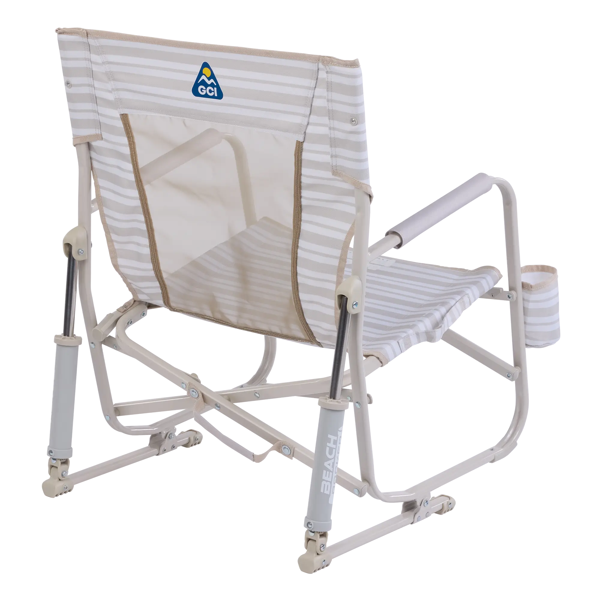 Smooth Motion Beach Rocker - Choice 712 - Patented Spring-Action Rocking Chair for Camping Detail