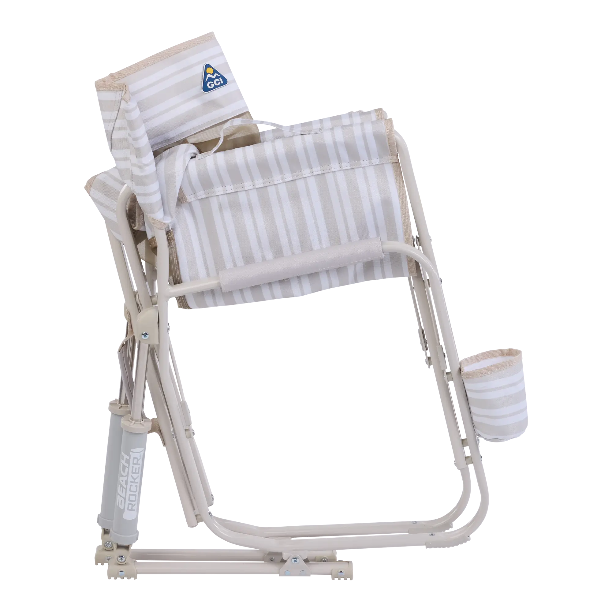 Smooth Motion Beach Rocker - Choice 712 - Patented Spring-Action Rocking Chair for Camping Detail