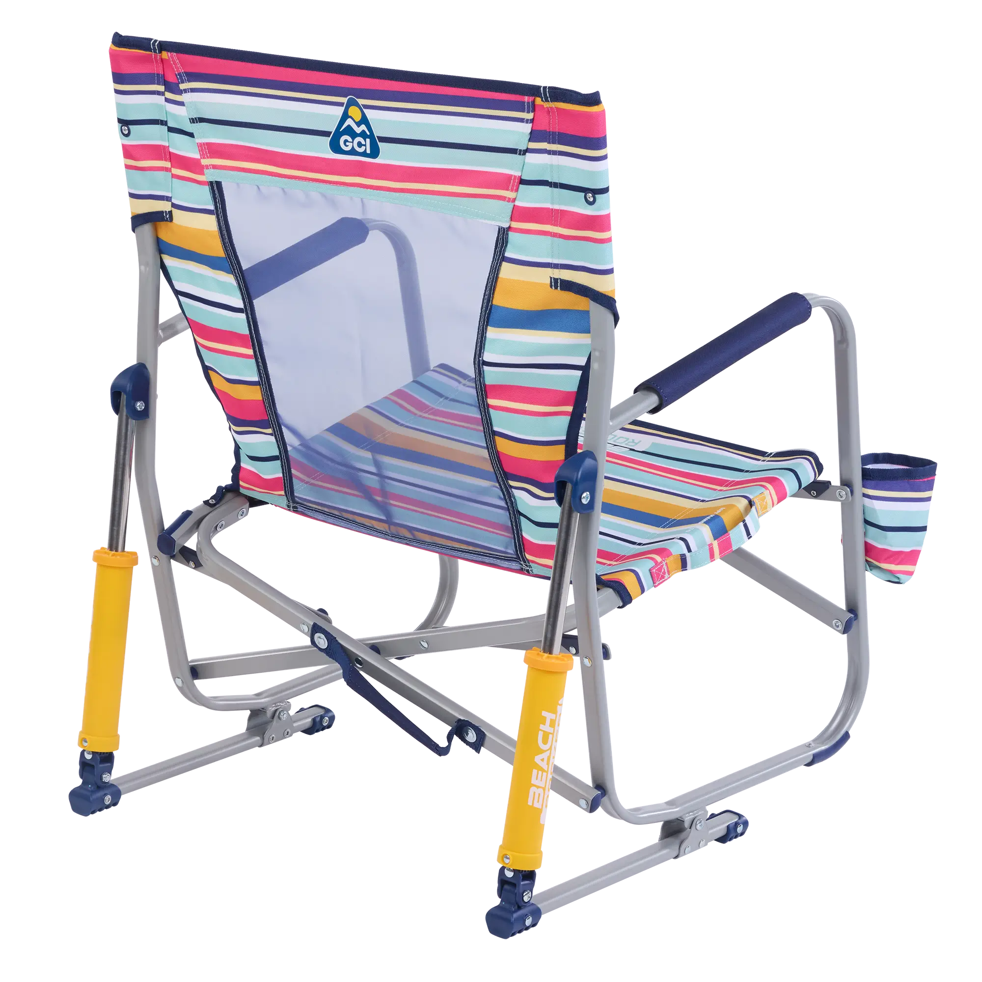 Smooth Motion Beach Rocker - Choice 712 - Patented Spring-Action Rocking Chair for Camping Detail