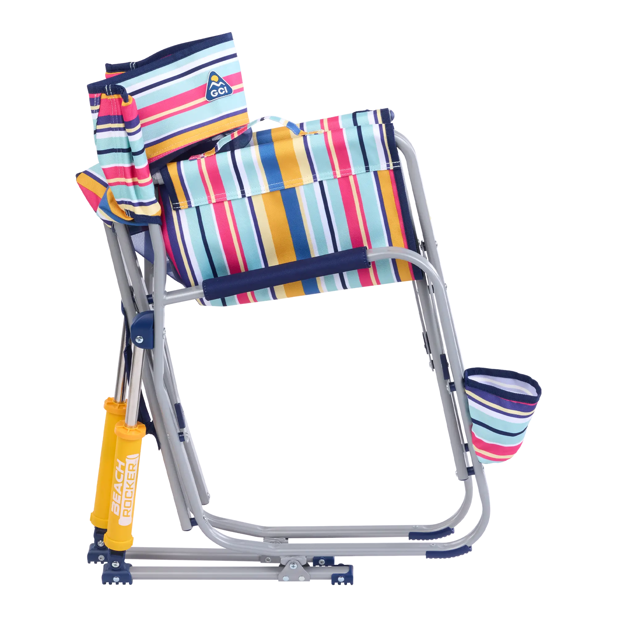 Smooth Motion Beach Rocker - Choice 712 - Patented Spring-Action Rocking Chair for Camping Detail