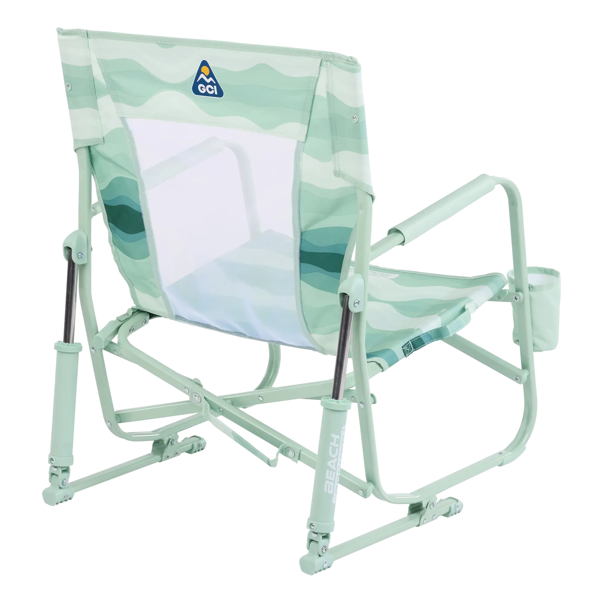 Smooth Motion Beach Rocker - Choice 712 - Patented Spring-Action Rocking Chair for Camping Detail