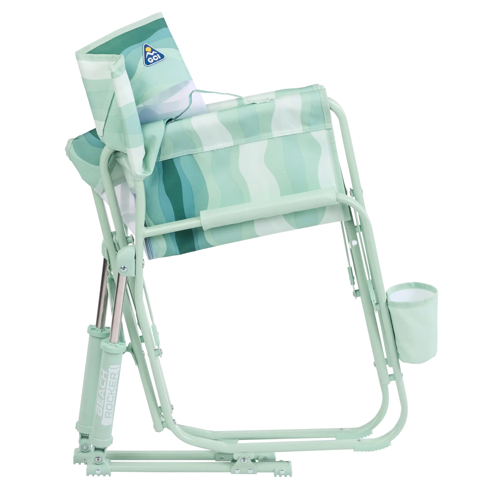 Smooth Motion Beach Rocker - Choice 712 - Patented Spring-Action Rocking Chair for Camping Detail