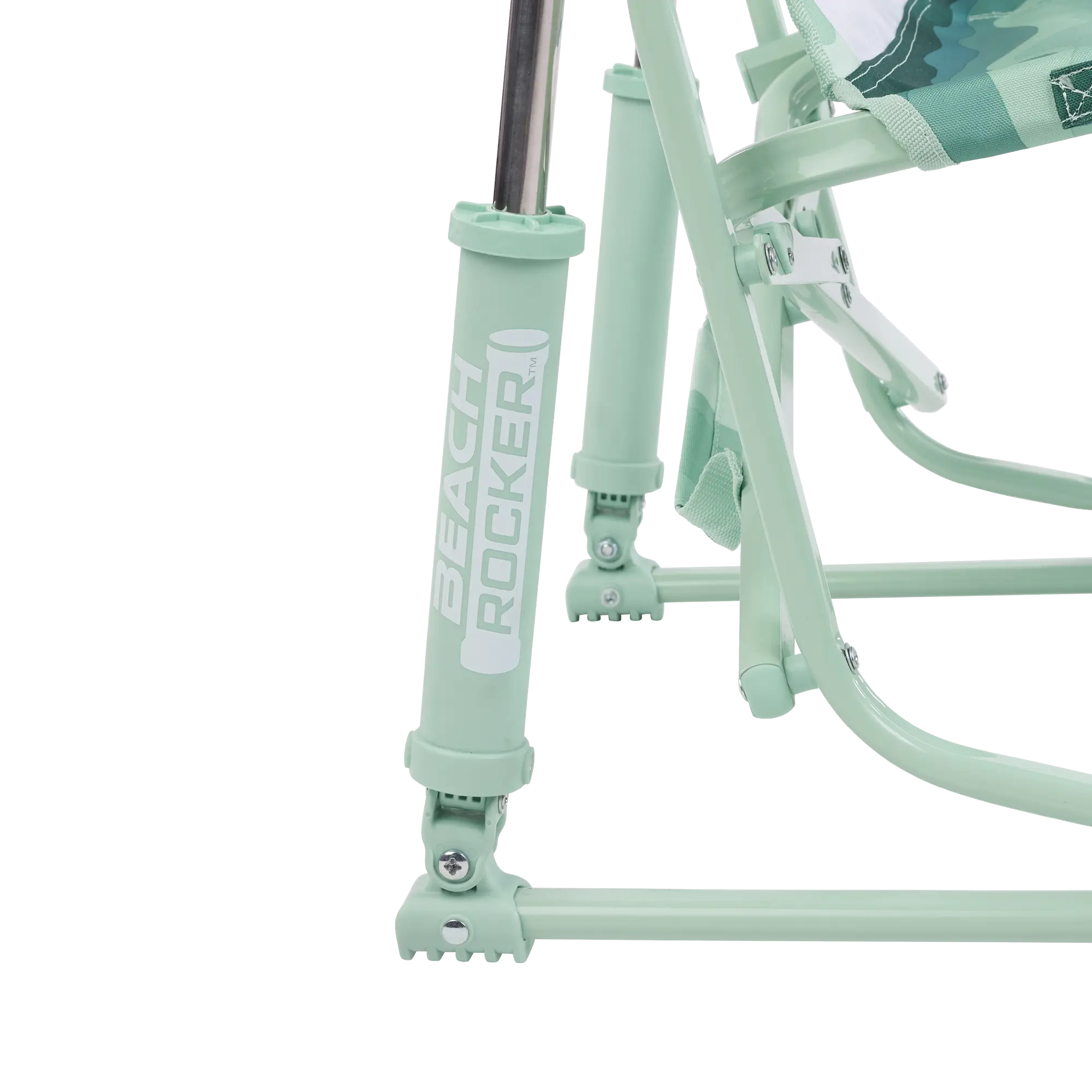 Smooth Motion Beach Rocker - Choice 712 - Patented Spring-Action Rocking Chair for Camping Detail