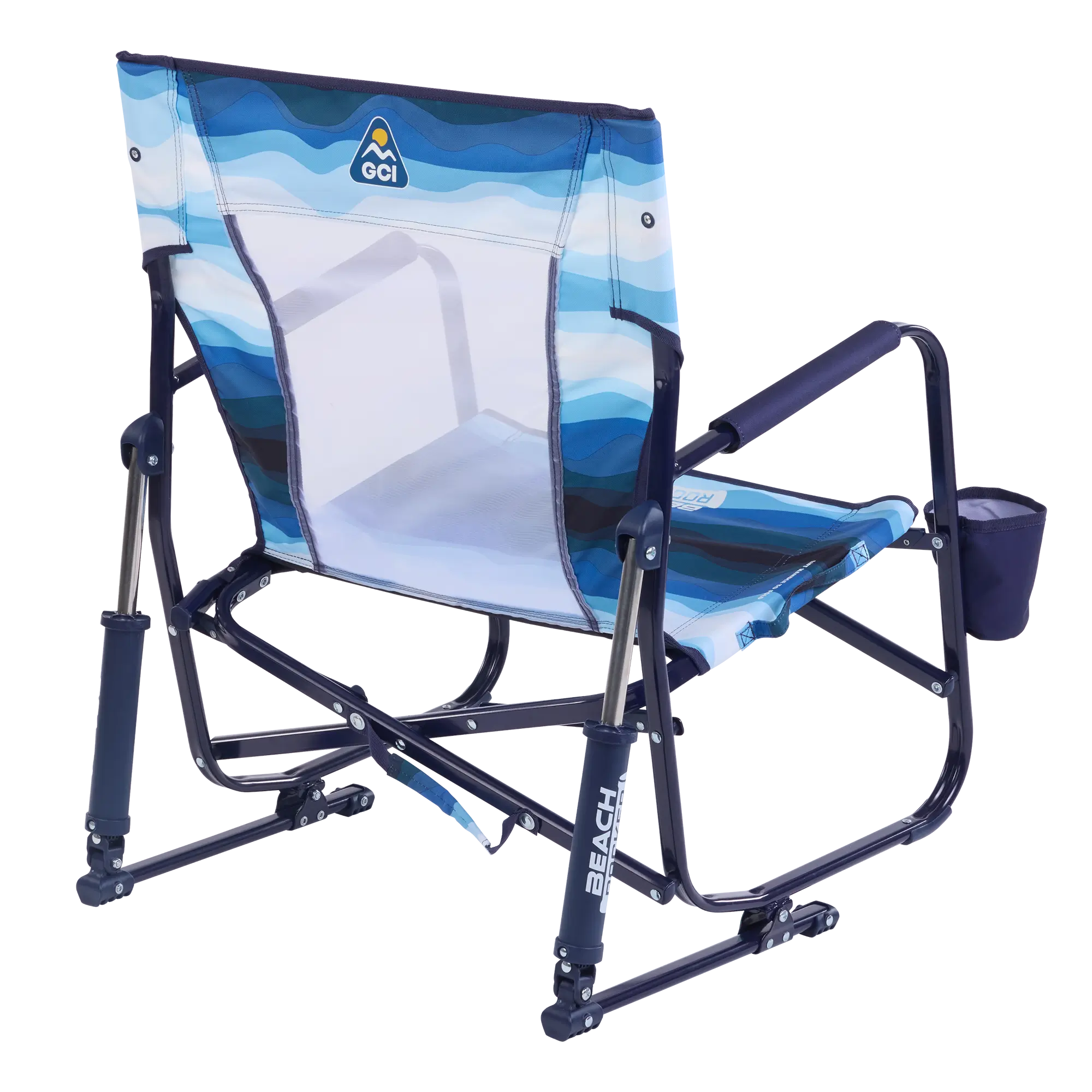 Smooth Motion Beach Rocker - Choice 712 - Patented Spring-Action Rocking Chair for Camping Detail