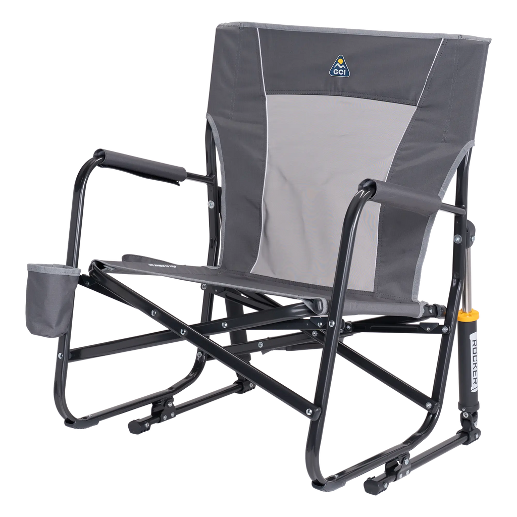 Patented Spring-Action FirePit Rocker - Choice 737 - Patented Spring-Action Rocking Chair for Camping Detail