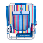 Backpack Travel Big Surf with Slide Table - Choice 334 - Low-Profile Reclining Beach Chair with Backpack Straps Detail