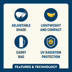 Portable Canopy SunShade Accessory - Choice 361 - Pop-Up Outdoor Sun Shelter - UV400 Protection Detail