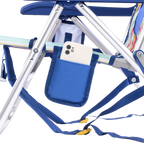 Sand-Friendly Backpack Beach Chair - Choice 709 - Multi-Position Outdoor Beach Chair with Pillow Detail
