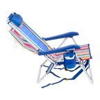 Sand-Friendly Backpack Beach Chair - Choice 709 - Multi-Position Outdoor Beach Chair with Pillow Detail