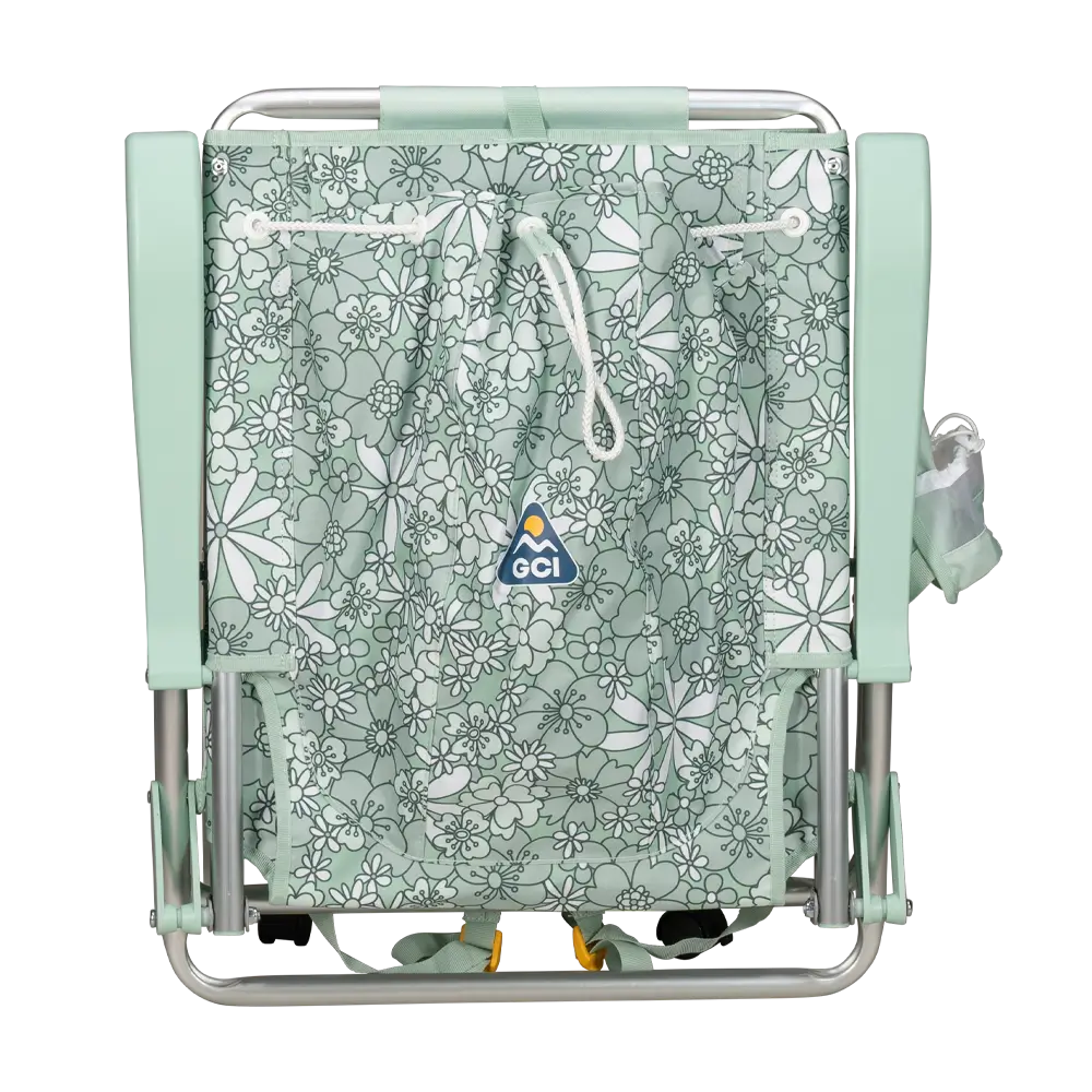 Sand-Friendly Backpack Beach Chair - Choice 709 - Multi-Position Outdoor Beach Chair with Pillow Detail