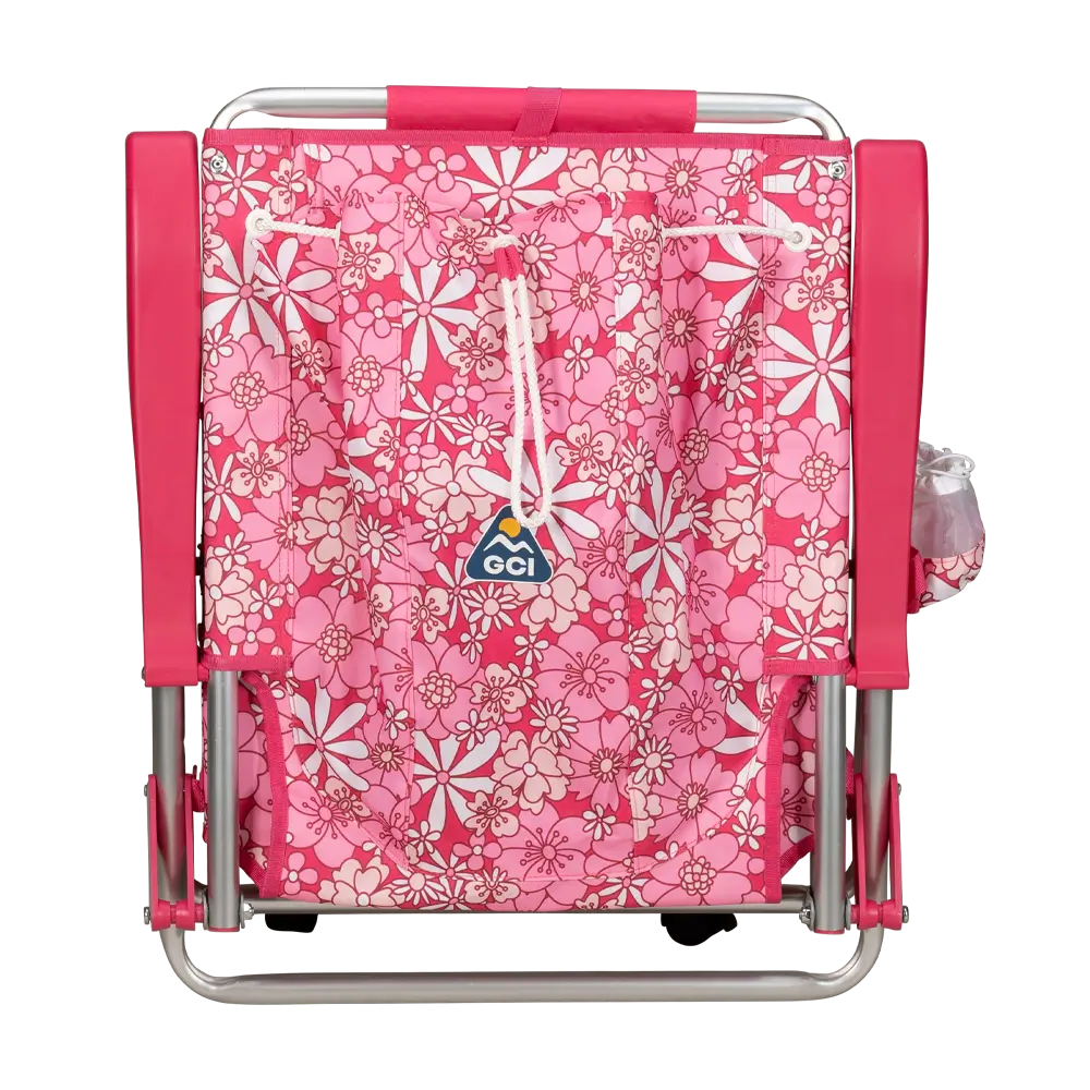 Sand-Friendly Backpack Beach Chair - Choice 709 - Multi-Position Outdoor Beach Chair with Pillow Detail