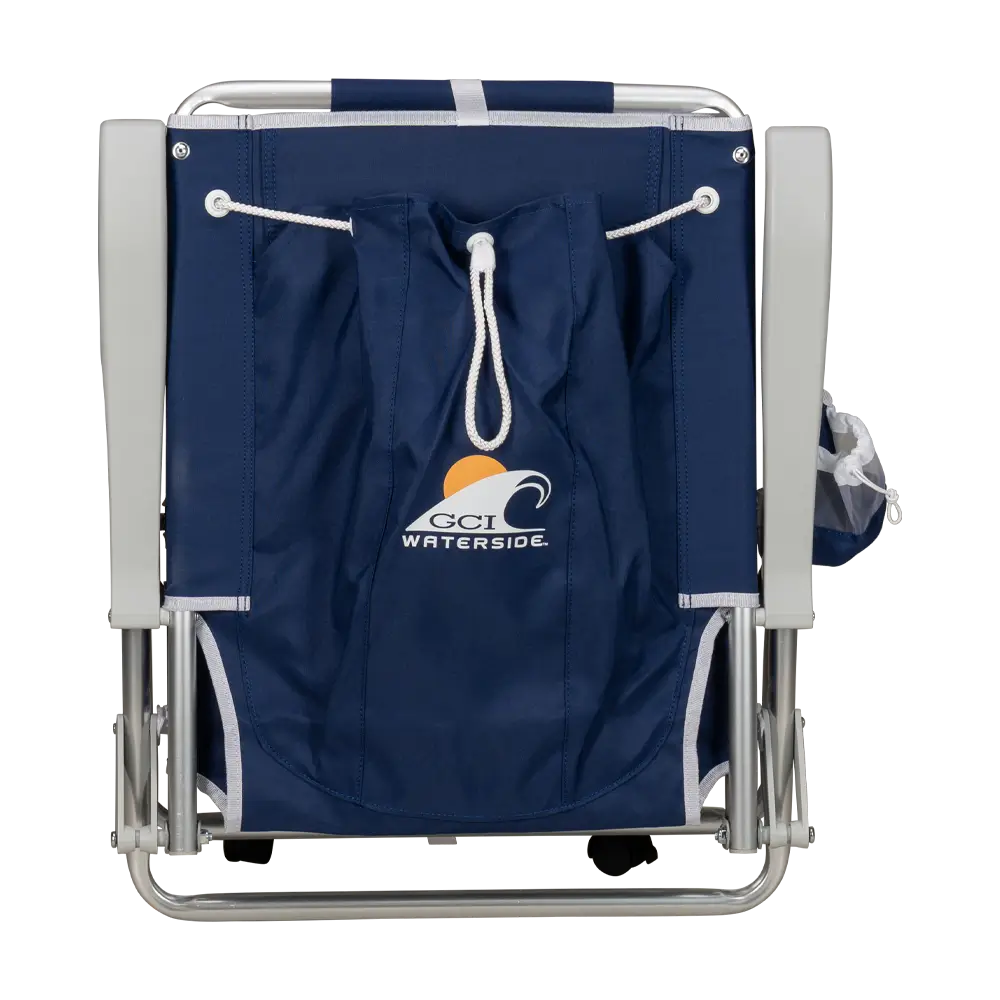 Sand-Friendly Backpack Beach Chair - Choice 709 - Multi-Position Outdoor Beach Chair with Pillow Detail