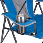 Micro-Folding Comfort Quad Chair - Choice 989 - Pico Compact Folding Camp Chair with Carry Bag Detail