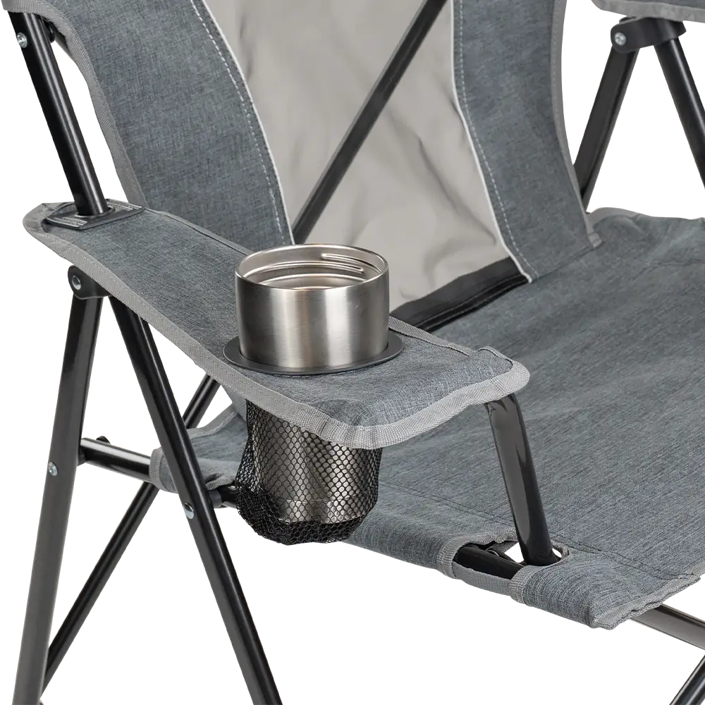 Micro-Folding Comfort Quad Chair - Choice 989 - Pico Compact Folding Camp Chair with Carry Bag Detail