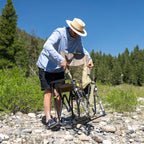 Luxury Camp Adjustable Rocker - Choice 573 - RoadTrip Rocker Smooth Motion Camp Chair Detail