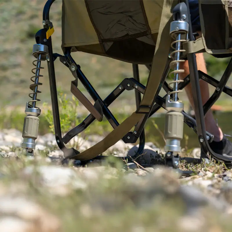 Luxury Camp Adjustable Rocker - Choice 573 - RoadTrip Rocker Smooth Motion Camp Chair Detail