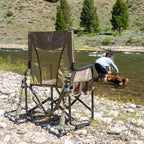 Luxury Camp Adjustable Rocker - Choice 573 - RoadTrip Rocker Smooth Motion Camp Chair Detail