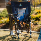 Luxury Camp Adjustable Rocker - Choice 573 - RoadTrip Rocker Smooth Motion Camp Chair Detail
