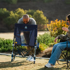 Luxury Camp Adjustable Rocker - Choice 573 - RoadTrip Rocker Smooth Motion Camp Chair Detail