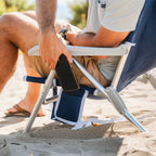Sand-Friendly Backpack Beach Chair - Choice 709 - Multi-Position Outdoor Beach Chair with Pillow Detail