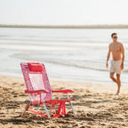 Sand-Friendly Backpack Beach Chair - Choice 709 - Multi-Position Outdoor Beach Chair with Pillow Detail